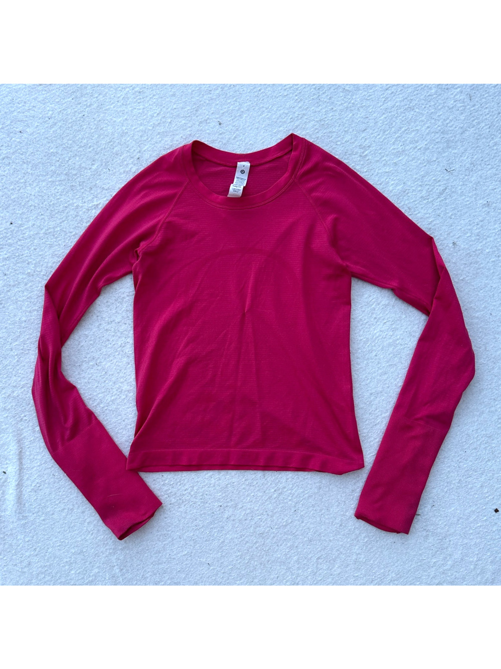 Lululemon Swiftly Tech Long-Sleeve Shirt 2.0 Race Length Deep Luxe Women's Sz 4